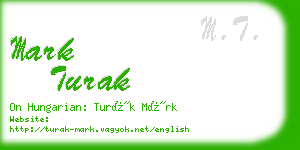mark turak business card